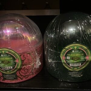 Wicked movie glass dome Set - Pink and Green